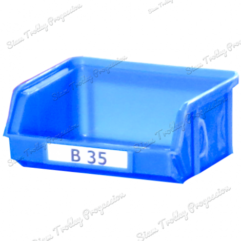 กล่องอะไหล่พลาสติก B35 ** สีน้ำเงิน