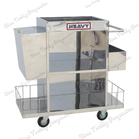 Stainless Housekeeping Carts"MTS-0511C"