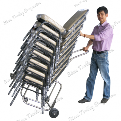 Stainless Chair Trolley