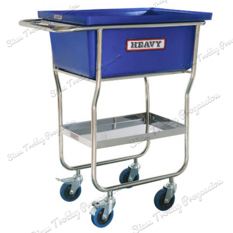 Cleaning  Stainless Steel Trolley